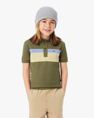 Colourblock Piqu&eacute; Polo