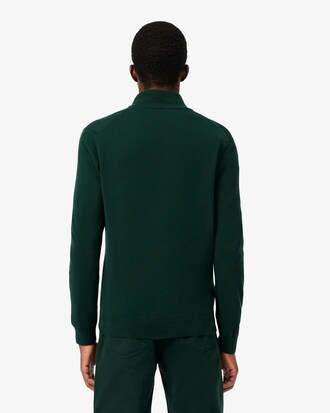 Katoenen Sweater met Hoge Hals en Rits
