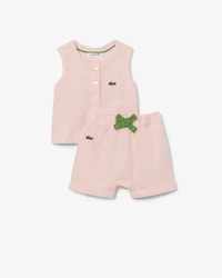 Mouwloos Katoenen Babyset