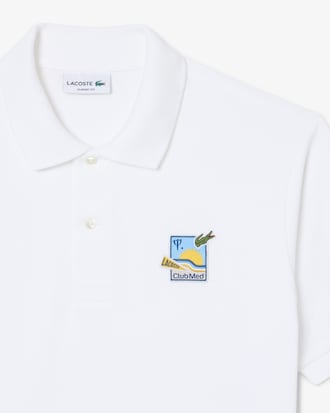 L.12.12 Lacoste x Club Med Polohemd met Badge Accenten