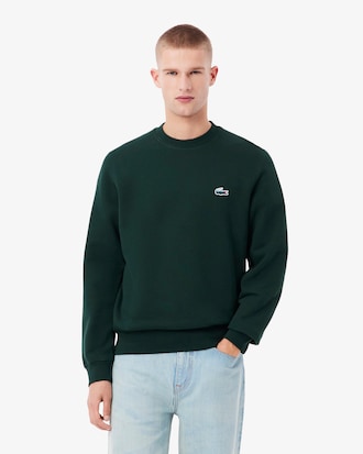 Fleece Sweatshirt met Landschapskrokodil