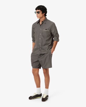 Regular Fit Katoenen Hemd met Print