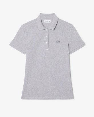 Lacoste-polo dames stretch van katoenpiqu&eacute;