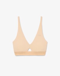 Microvezel Bralette met Geperforeerde Band