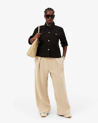 Slim Fit Denim Jack met Knopen