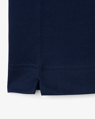 Paris Classic Fit Polo met Open hals en Borduursel