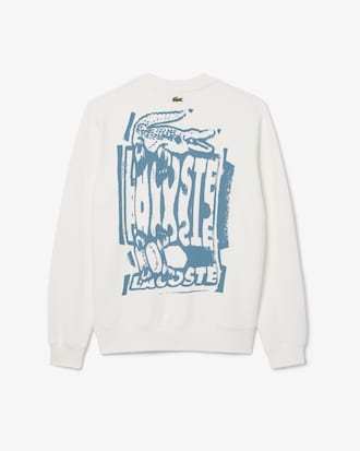 Fleece Sweatshirt met Grafische Druck