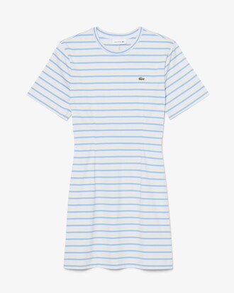 Gestreept Katoenen T-shirt Jurk