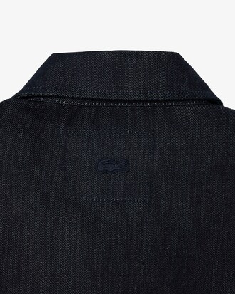 Runway Oversized Denim Polohemd