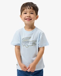 Katoenen T-shirt met Geborduurde Krokodil