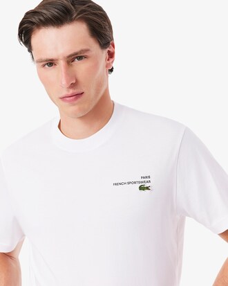 Jersey T-shirt met Druckmotief