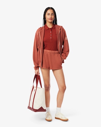Lacoste-polo dames stretch van katoenpiqué