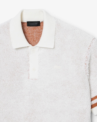 Runway Boucl&eacute; Gebreide Sweater met Polokraag