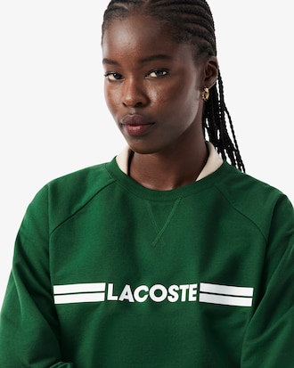 Fleece Loungesweatshirt met Logo