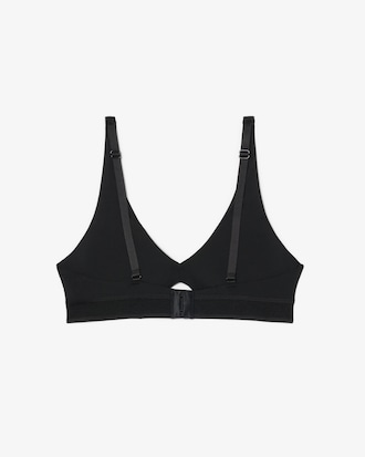 Microvezel Bralette met Geperforeerde Band
