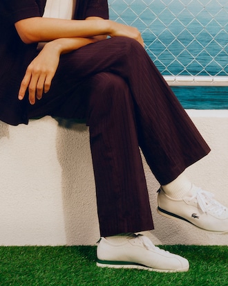 Club-Low Leren Herensneakers