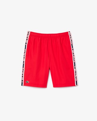 Sportshort met Logo en Streep