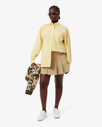 Oversized Katoenen Popeline Hemd