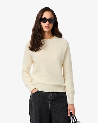 3D-gebreide Sweater van Gekaarde Wol