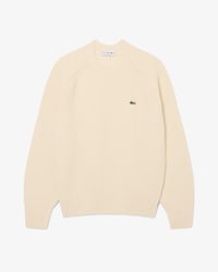 Sweater met Crewneck van Dikke Gekaarde Wol
