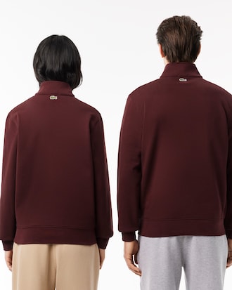 Print Sweatshirt met Hoge Hals en Rits