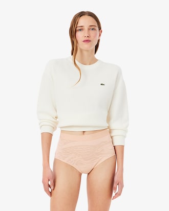 Mesh Onderbroek met Hoge Taille