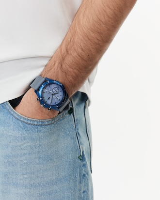 Neoheritage-chronograafhorloge siliconen