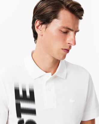 Regular Fit Lacoste Movement Polohemd met Afdruk