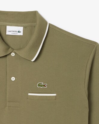 Classic Fit L.12.12 Polohemd met Opvallende Zakken