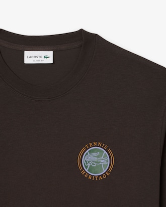 Jersey T-shirt met Multiprint