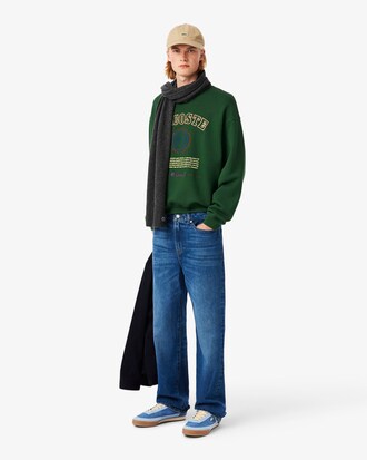 Fleece Sweatshirt met Erfgoedborduursel
