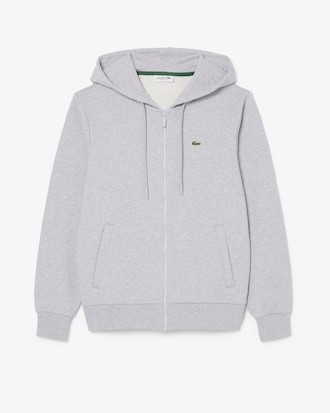 Fleece Hoodie met Rits