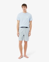 Gestreepte Popeline Pyjamashort