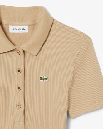 Slim Fit L.12.D Geribbeld Katoenen Polohemd