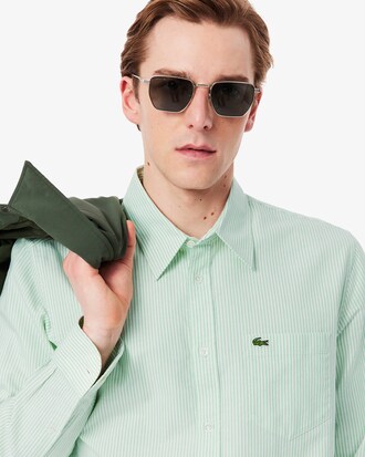 Regular Fit Gestreept Oxford Hemd