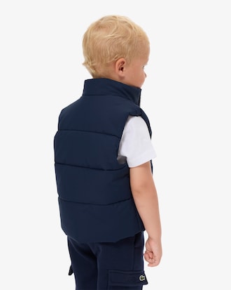 Unisex Mouwloos Tafzijden Donsjack