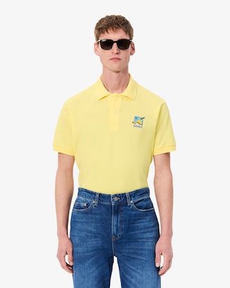 L.12.12 Lacoste x Club Med Polohemd met Badge Accenten