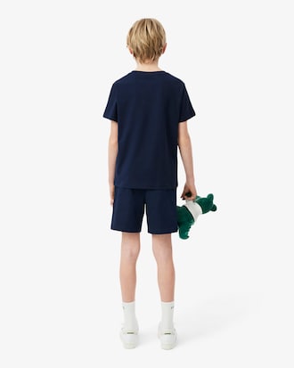 Stretch Chinoshort van Katoenen Keperstof
