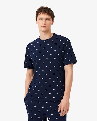 Pyjamatop met Krokodilprint