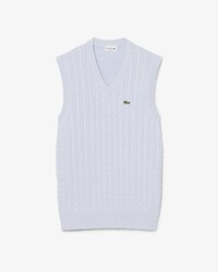 Gebreid Katoenen Kabelsweatervest