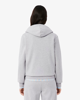 Fleece Hoodie met Rits