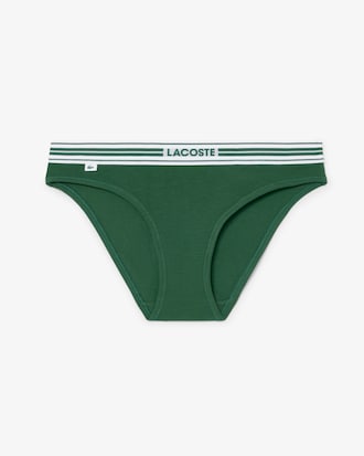 Stretch Katoenen Onderbroek met Contrasterende Taille