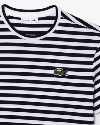 Loose Fit Gestreept Katoenen T-shirt