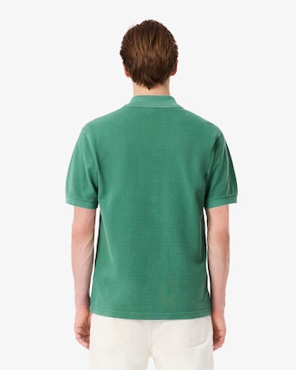 Classic Fit L.12.12 Polohemd met Gewassen Effect