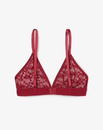 Kanten Driehoeksbralette met Logo
