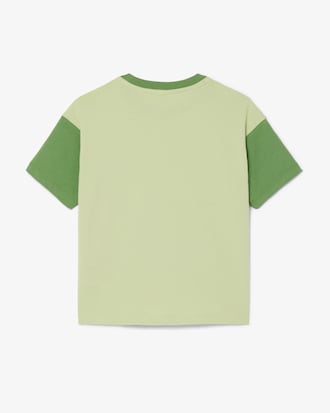 Katoenen T-shirt met Contrastversiering