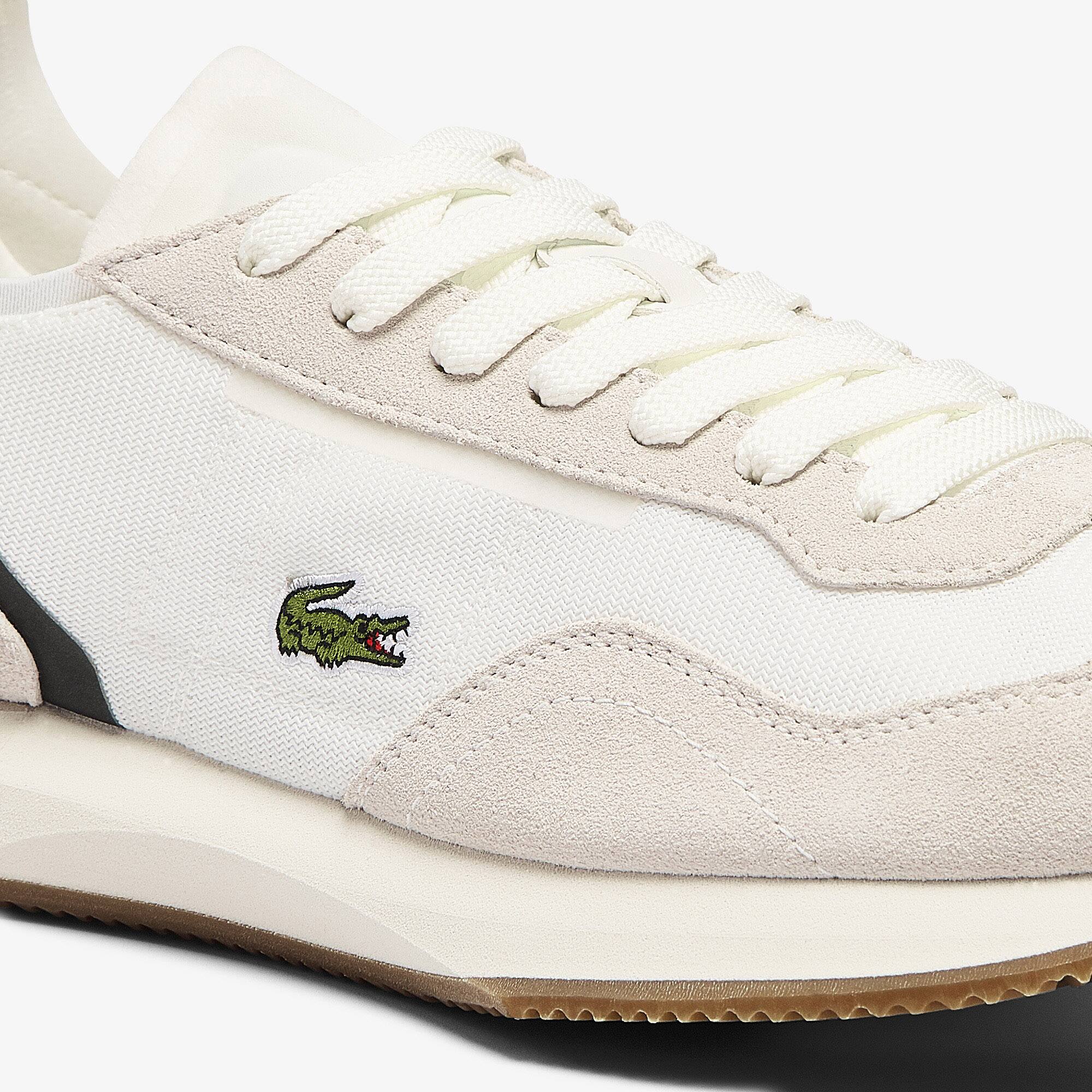 Match Break-sneakers dames van textiel en suède | LACOSTE