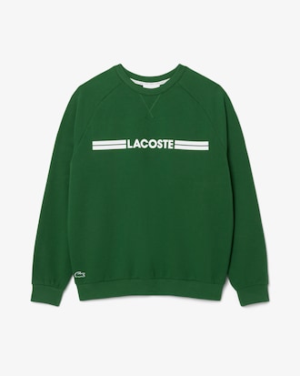 Fleece Loungesweatshirt met Logo