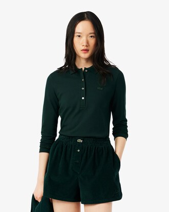 Slim Fit L.12.D Stretch Mini Piqu&eacute; Polohemd