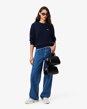 Relaxed Fit Katoenen Crewneck Sweater